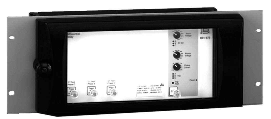 BE1-87B High Impedance Bus Differential, Rack Mount Case